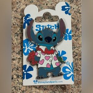 Disney Pin - Disneyland Paris - DLP - Lilo & Stitch - Valentine Stitch